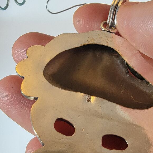 Agate Slice Pendant Necklace – With Carnelian & Pearl + 20" Sterling Chain - Picture 3 of 10